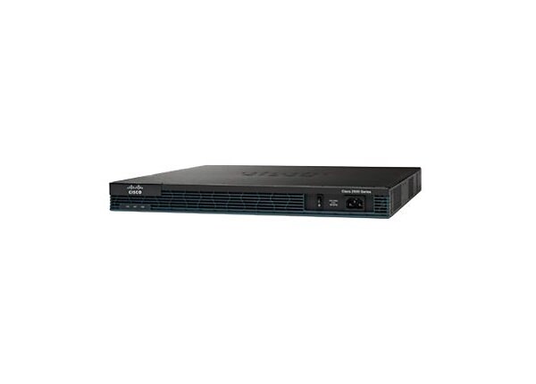 Cisco 2901 SRE Bundle - router - voice / fax module - desktop