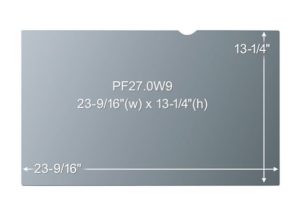 3M PF27.0W9 - display privacy filter - 27"