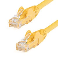StarTech.com 7ft CAT6 Ethernet Cable Yellow Snagless UTP CAT 6 Gigabit Cord/Wire 100W PoE 650MHz