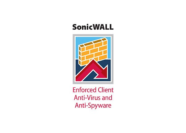 SonicWall Enforced Client Anti-Virus and Anti-Spyware McAfee - subscription license (1 year) - 10 users