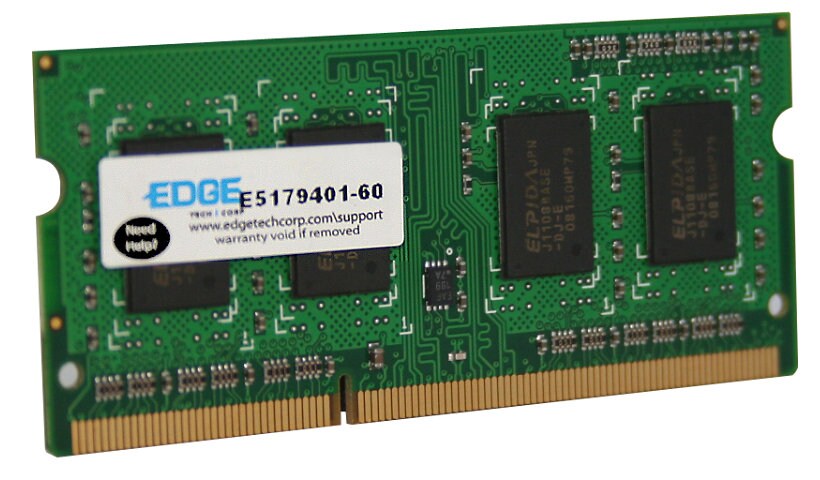 EDGE - DDR3 - module - 4 GB - SO-DIMM 204-pin - 1066 MHz / PC3-8500 - unbuf