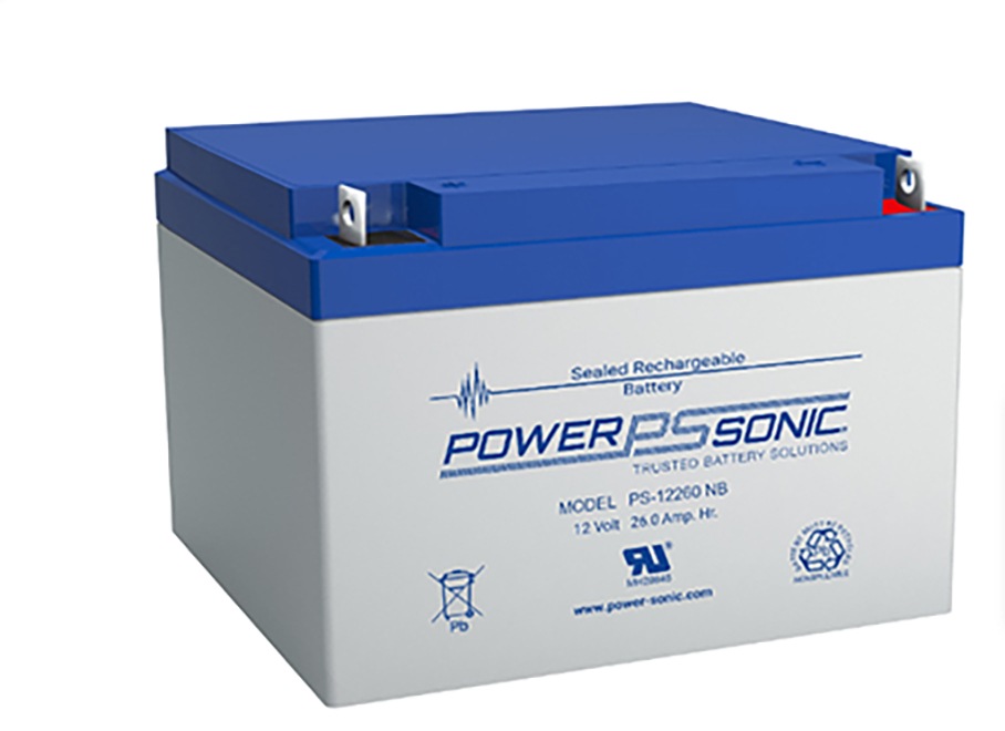 Power-Sonic PS-12260 12V 26Ah Rechargeable Battery