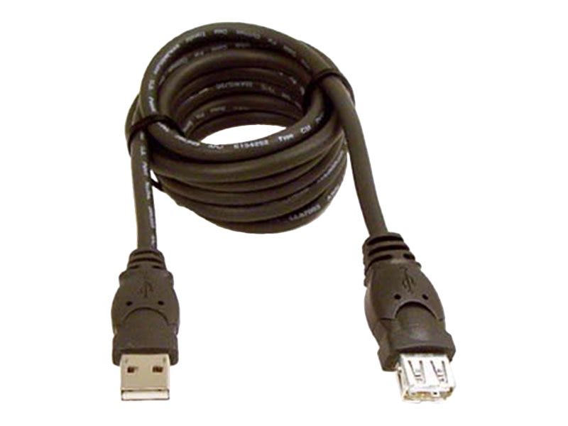 Belkin 16ft USB A/A 2.0 Extension Cable, M/F, 480Mps - USB extension cable - USB to USB - 4.9 m