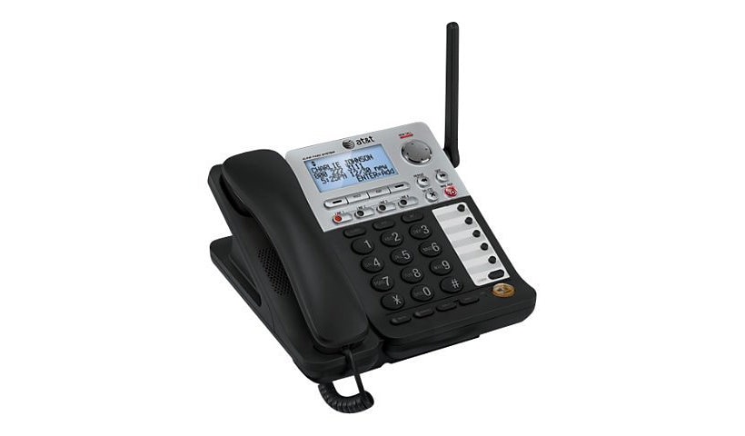 AT&T SynJ SB67148 - cordless phone - answering system with caller ID/call waiting - 3-way call capability