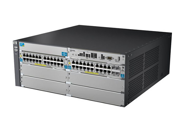 Aruba 5406-44G-PoE+-4G-SFP v2 zl - switch - 44 ports - managed - rack-mountable - with HP 5400 zl Switch Premium License