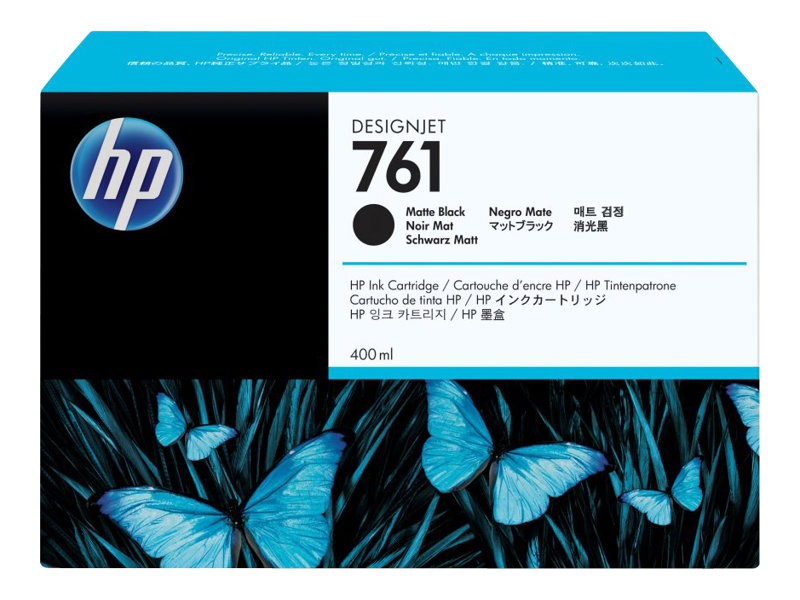 HP 761 (CM991A) Original Inkjet Ink Cartridge - Single Pack - Black - 1 / E