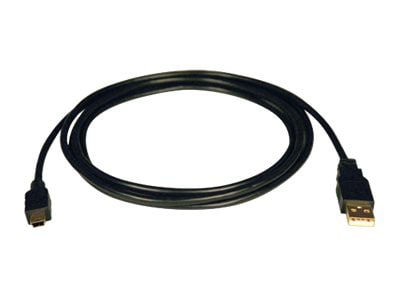 Eaton Tripp Lite Series USB 2.0 A to Mini-B Cable (A to 5Pin Mini-B, M/M), 3 ft. (0.91 m) - USB cable - USB to mini-USB