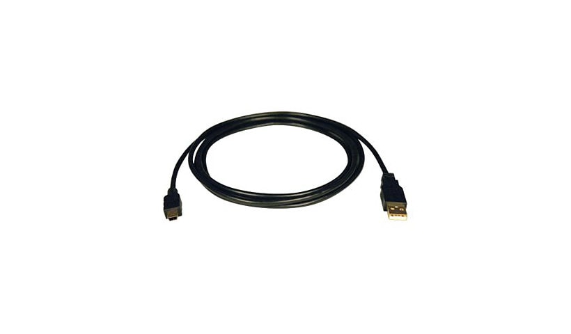 Eaton Tripp Lite Series USB 2.0 A to Mini-B Cable (A to 5Pin Mini-B, M/M), 3 ft. (0.91 m) - USB cable - USB to mini-USB
