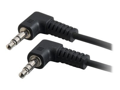 C2G 1.5ft 3.5mm Right Angled Stereo Audio Cable - M/M