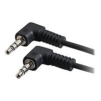 C2G 3.5mm Right Angled M/M Stereo Audio Cable - audio cable - 1.5 ft