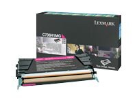 Lexmark C736 High-Yield Return Program Toner Cartridge - Magenta