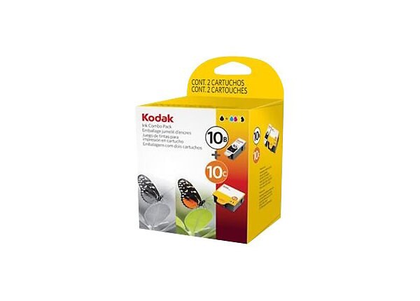 Kodak Ink Combo Pack - 2-pack - High Yield - black, color - original - ink cartridge