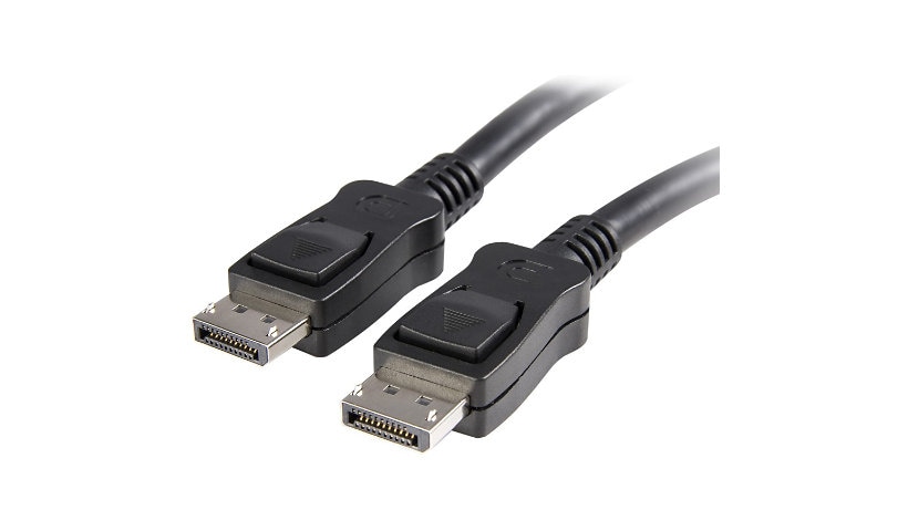 StarTech.com 20ft DisplayPort Cable - 2560 x 1440p DP Cable/Cord for Monitor - Latches - Male/Male