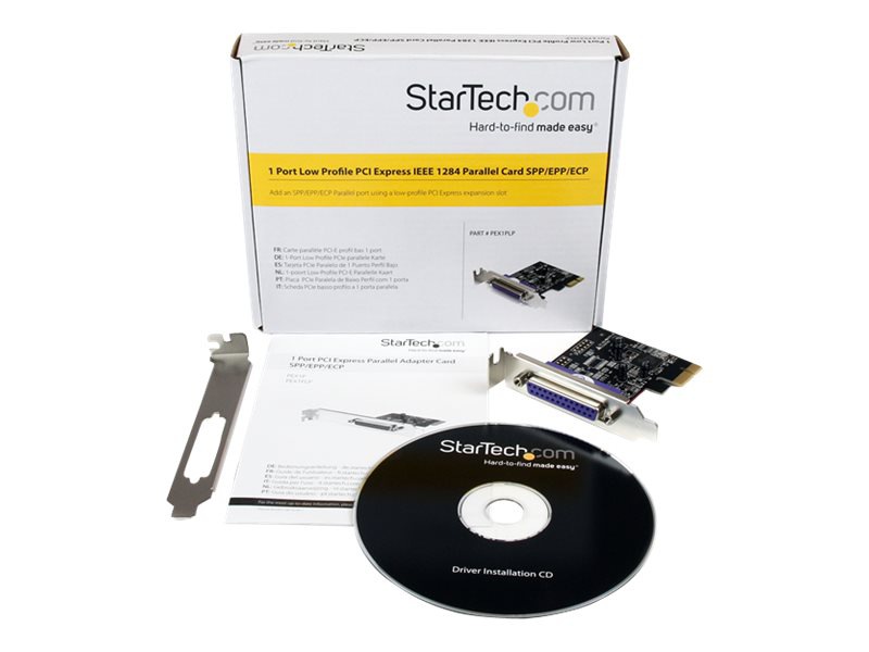 Thumbnail 6 of 6 for StarTech.com 1 Port PCI Express LP Parallel Adapter Card - SPP/EPP/ECP