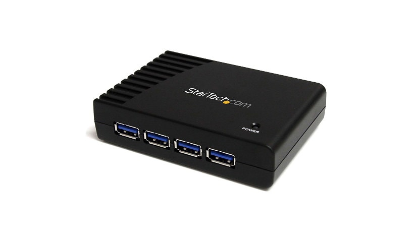 StarTech.com 4 Port USB 3.0 Hub 5Gbps 4x USB-A - Desktop - Bus/Self Powered