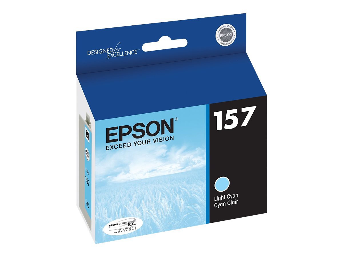 Epson 157 - light cyan - original - ink cartridge