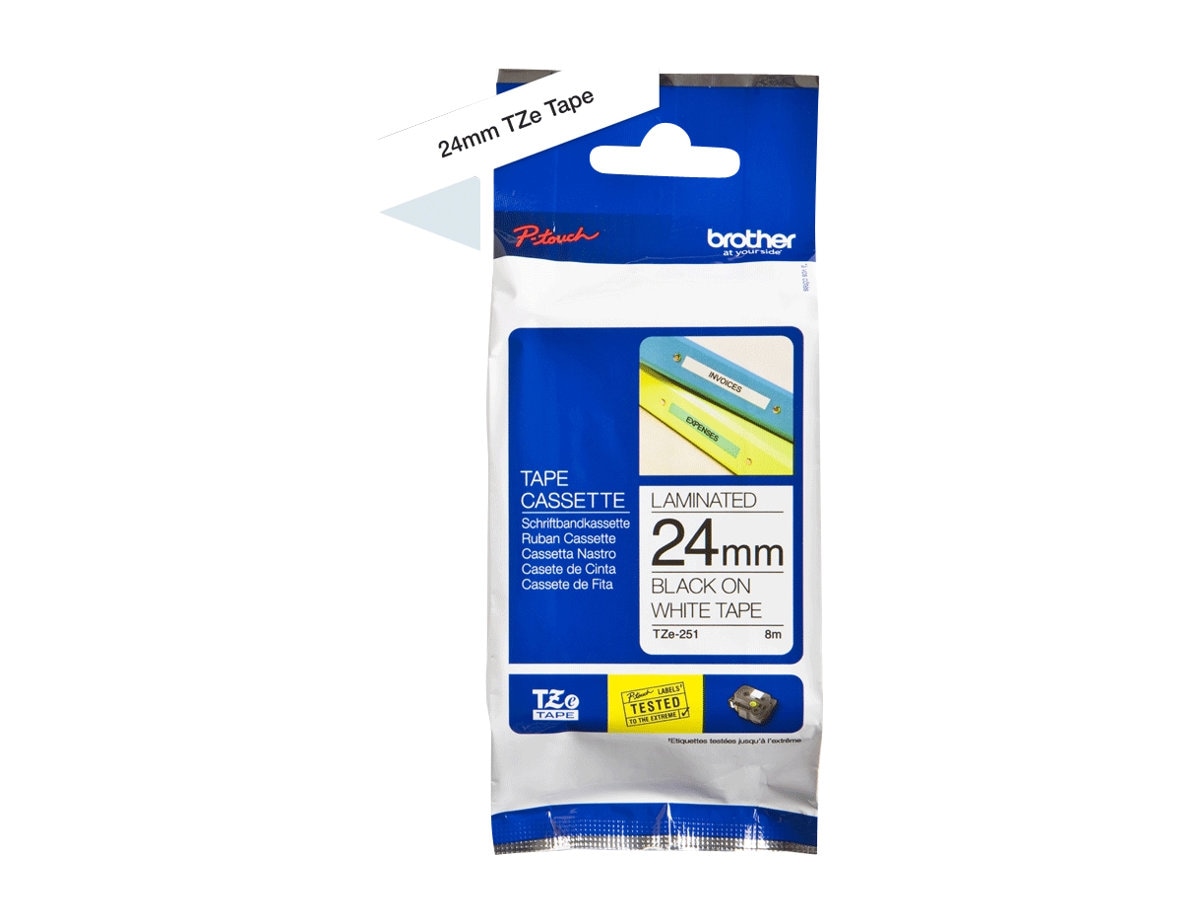 Brother TZe251 Adhesive Tape for P-Touch PT-18