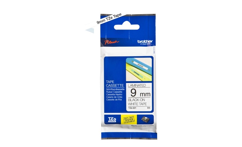 Brother TZe-221 - laminated tape - 1 cassette(s) - - TZE221
