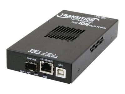 Transition S322x Series OAM/IP-Based Remotely Managed - fiber media converter - Ethernet, Fast Ethernet, Gigabit