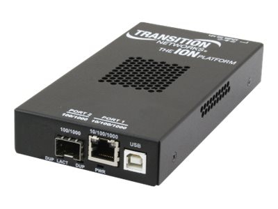 Lantronix ION S3220 Series - fiber media converter - 10Mb LAN, 100Mb LAN, 1