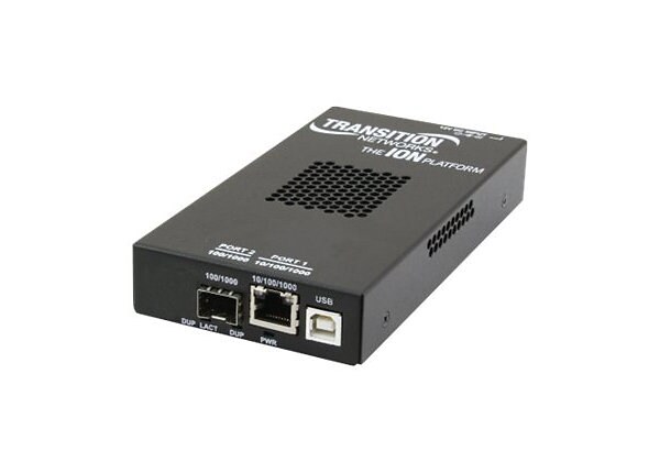 Transition S322x Series OAM/IP-Based Remotely Managed - fiber media converter - Ethernet, Fast Ethernet, Gigabit