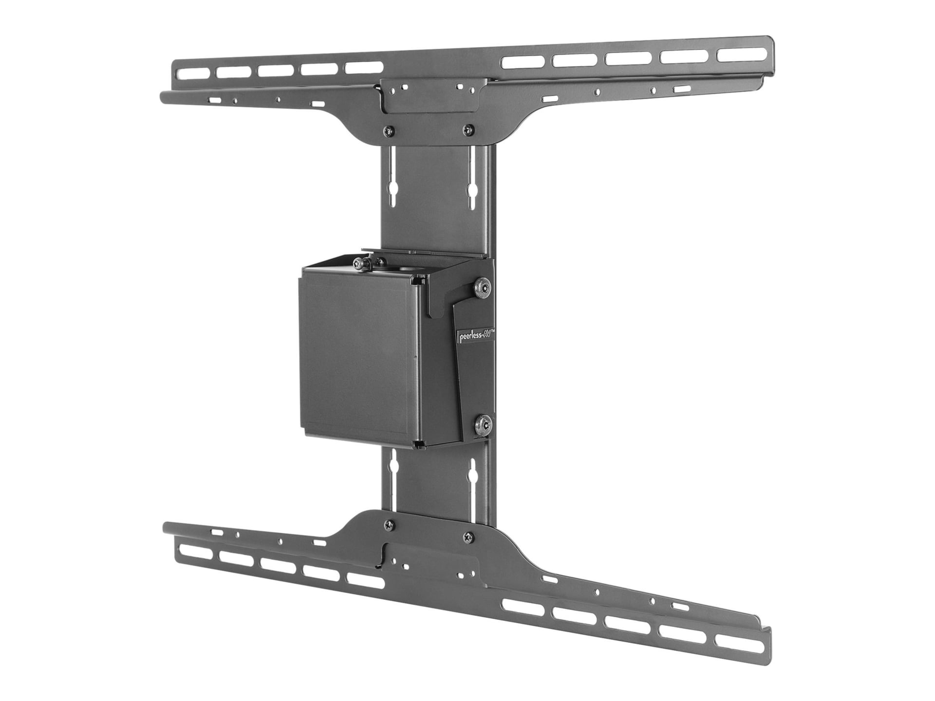 Peerless Straight Column Ceiling Mount PLCM-2-UNL - mounting kit - for flat panel - black powder coat