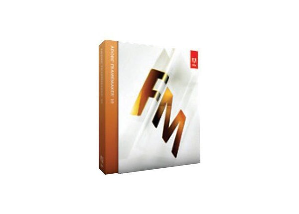 Adobe FrameMaker (v. 10) - version upgrade license - 1 user