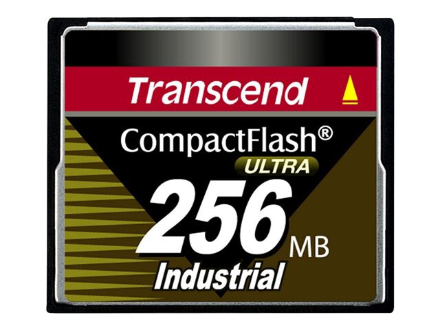 Transcend Ultra Speed Industrial - flash memory card - 256 MB - CompactFlash
