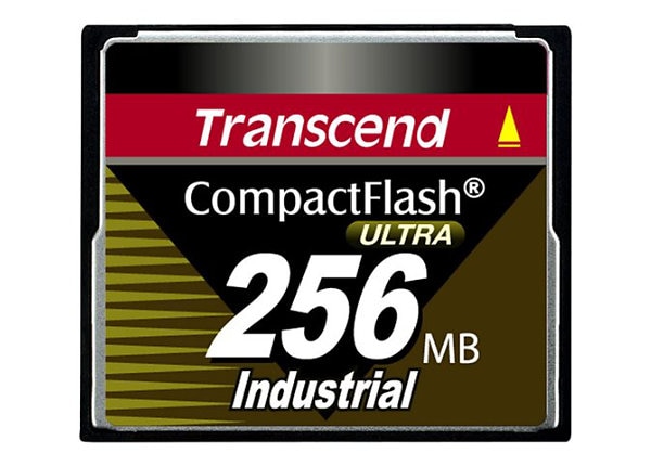 Transcend Ultra Speed Industrial - flash memory card - 256 MB - CompactFlash