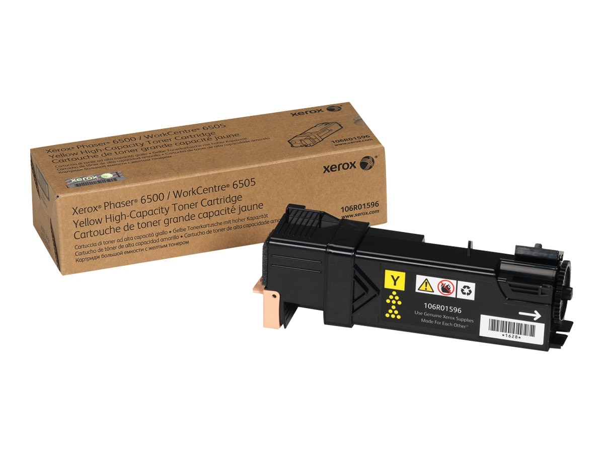 Xerox Phaser 6500 - High Capacity - yellow - original - toner cartridge