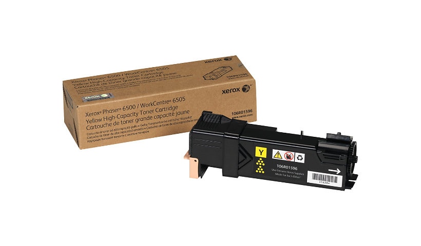 Xerox Phaser 6500 - High Capacity - yellow - original - toner cartridge