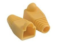 C2G RJ45 Snagless Boot Cover - Pack of 50 - Yellow