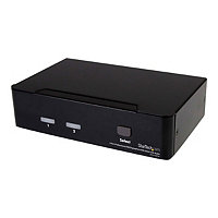 StarTech.com 2 Port USB DisplayPort KVM Switch with Audio