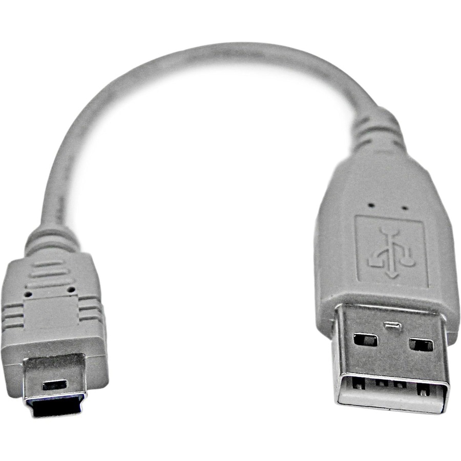 StarTech.com 6in Mini USB 2.0 Cable - A to Mini B - BlackBerry Android