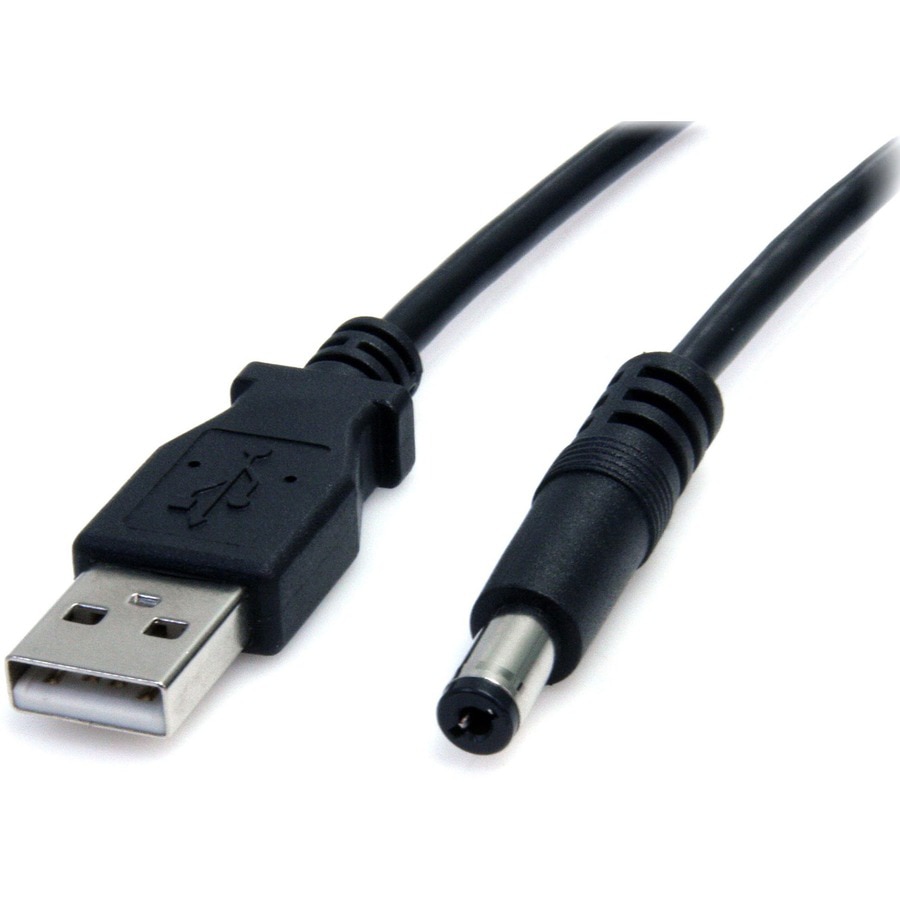 StarTech.com 3ft (91cm) USB to Type M Barrel Cable, USB to 5.5mm 5V DC Powe