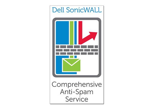 Dell SonicWALL Comprehensive Anti-Spam Service for TZ 100 Series - subscription license ( 2 years )