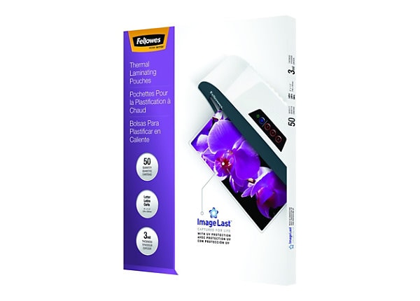 Fellowes ImageLast - 50-pack - glossy - 229 x 292 mm - lamination pouches