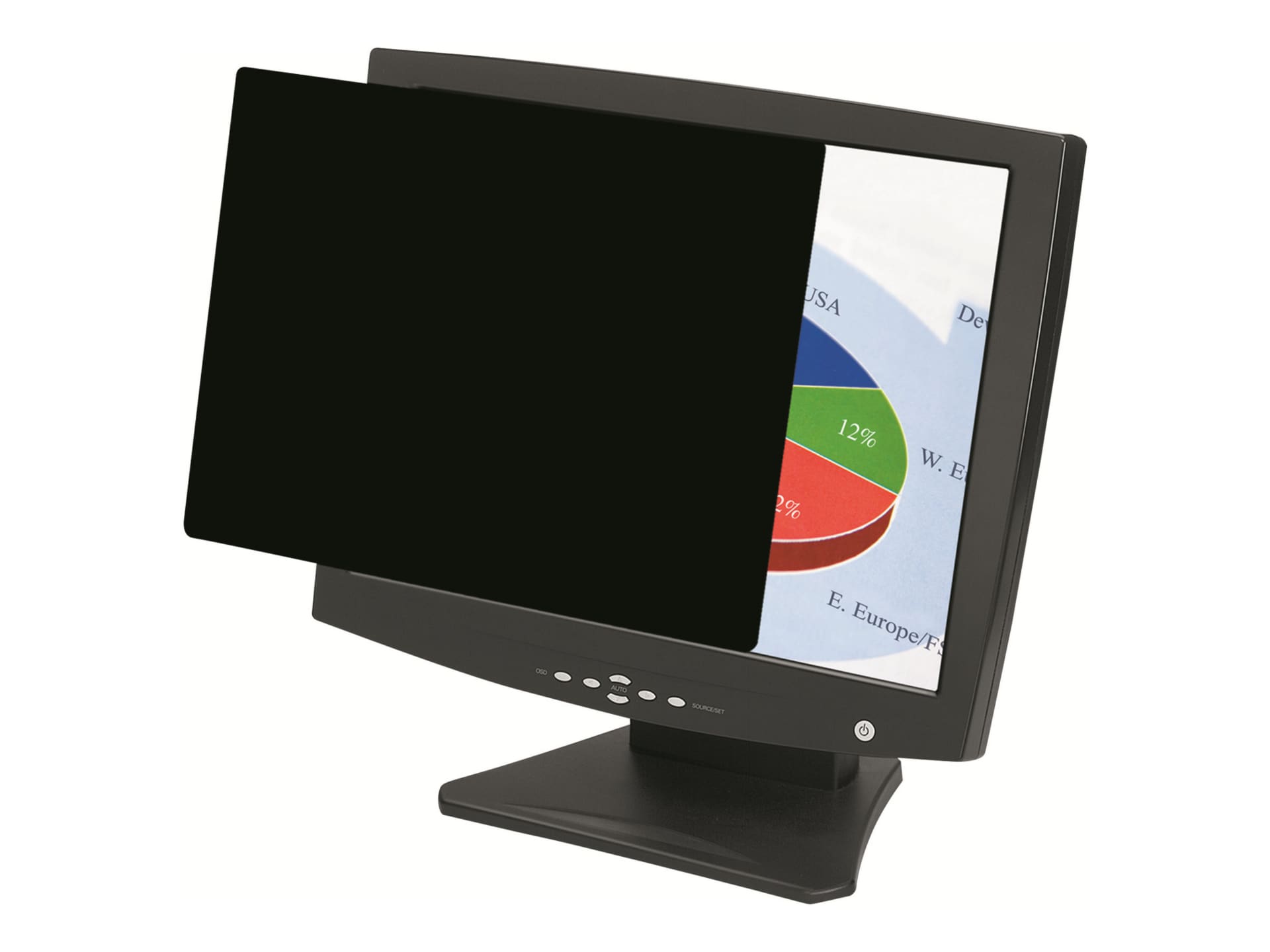 Fellowes PrivaScreen Blackout - display privacy filter - 22" wide - TAA Com