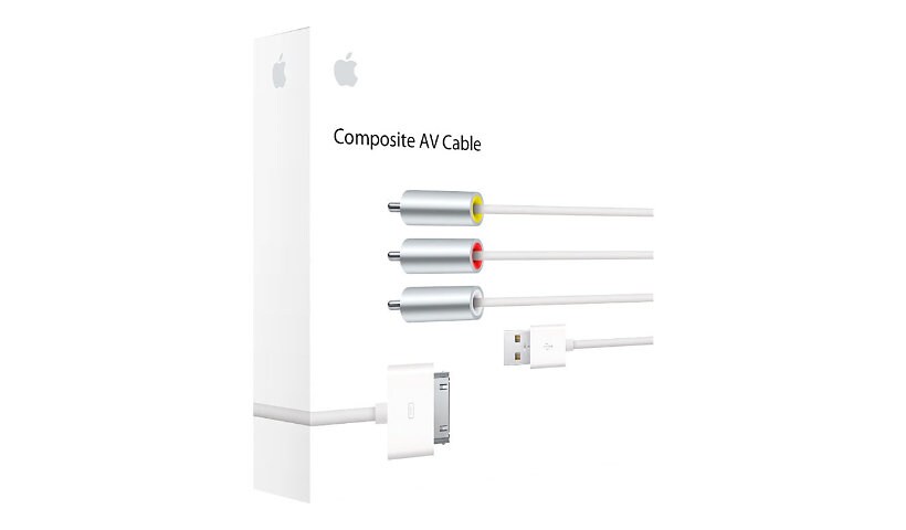 Apple Composite AV Cable - power / audio / video cable - composite video /