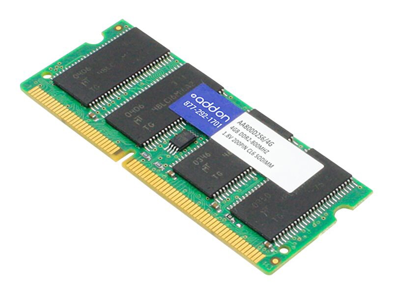 AddOn 4GB Industry Standard DDR2-800MHz SODIMM - DDR2 - module - 4 GB - SO-