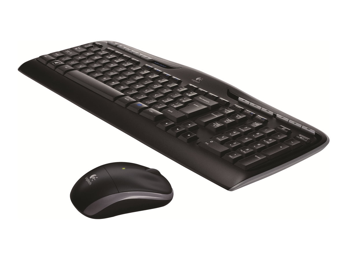 Logitech Wireless Desktop MK320 - keyboard and mouse set - Canadian French