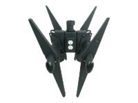 Premier Mounts Back-to-Back Ceiling Mount ECM-3763D - mounting kit - for 2 LCD displays - black