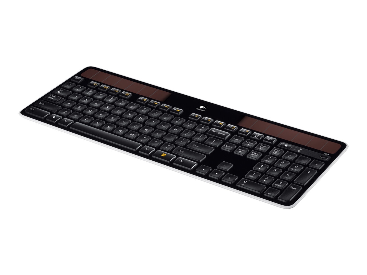 Logitech K750 Solar Wireless Keyboard - -