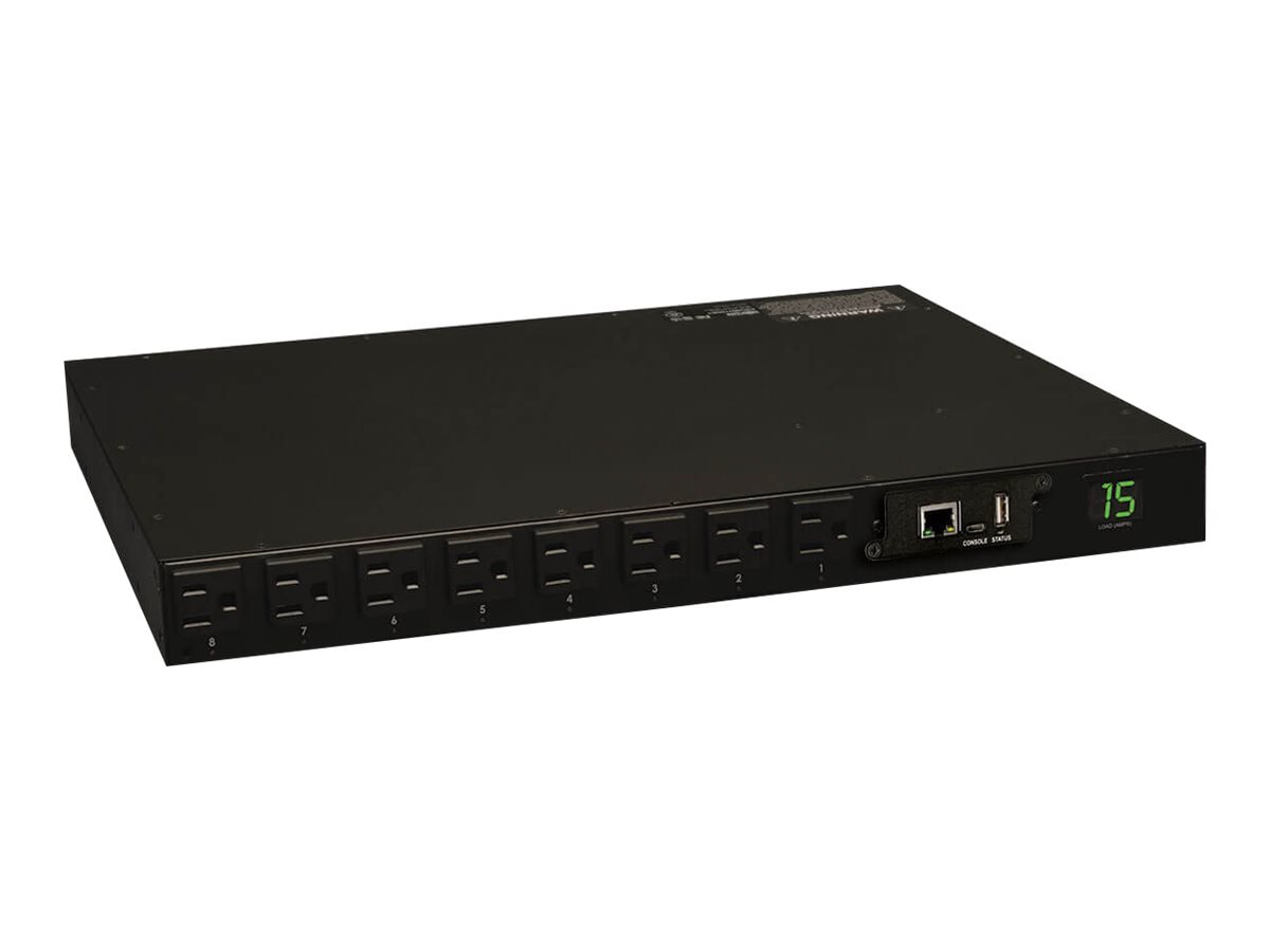 Tripp Lite PDU Switched 120V 15A 5-15R 16 Outlet 1U RM - horizontal rackmount - power distribution unit - 1.4 kW