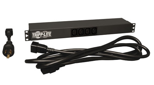 Thumbnail 4 of 4 for Eaton Tripp Lite Series PDU Basic Dual Volt 100V-240V 20A 2 C19; 12 C13 Horizontal 1URM - horizontal rackmount - power