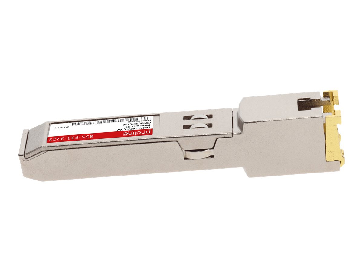 Thumbnail 6 of 16 for Proline Juniper Networks® EX-SFP-1GE-T Compatible TAA 10/100/1000Base-TX SFP Transceiver (Copper, 100m, RJ-45)