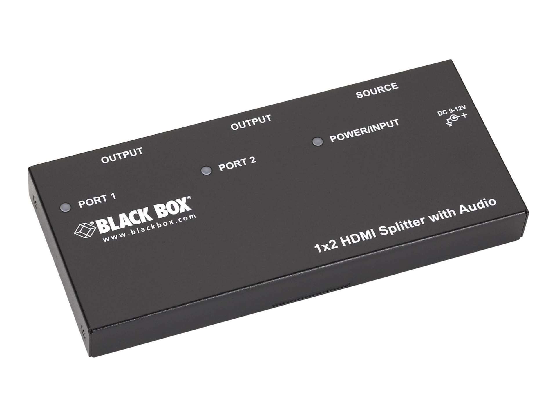 Black Box 1x2 HDMI Splitter - video/audio splitter - 2 ports