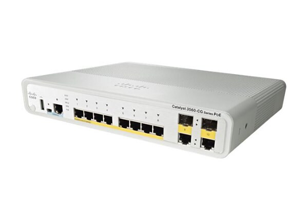Cisco Catalyst Compact 3560CG-8PC-S 8-Port Gigabit Ethernet Switch