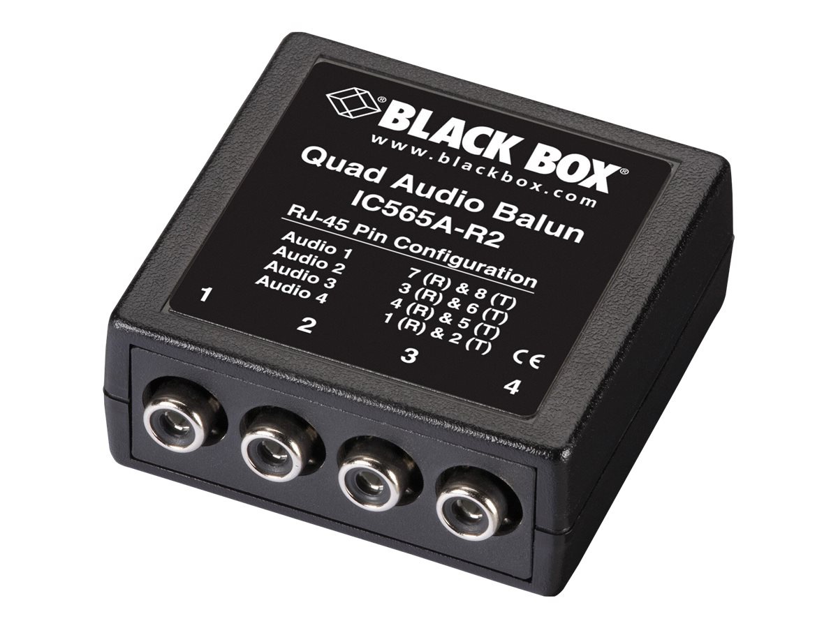 Black Box Quad Audio Balun - audio extender