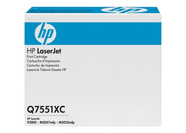 HP LJ Q7551XC BLACK PRINT CART